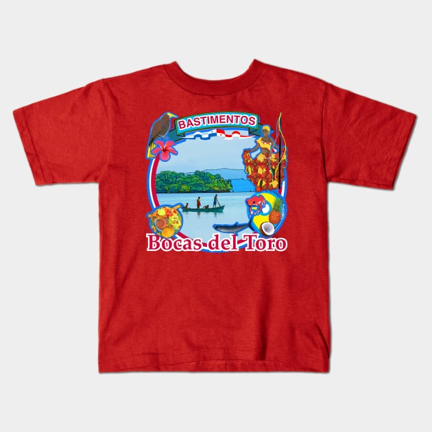 bastimentos panama Kids T-Shirt by rutasdeaventura